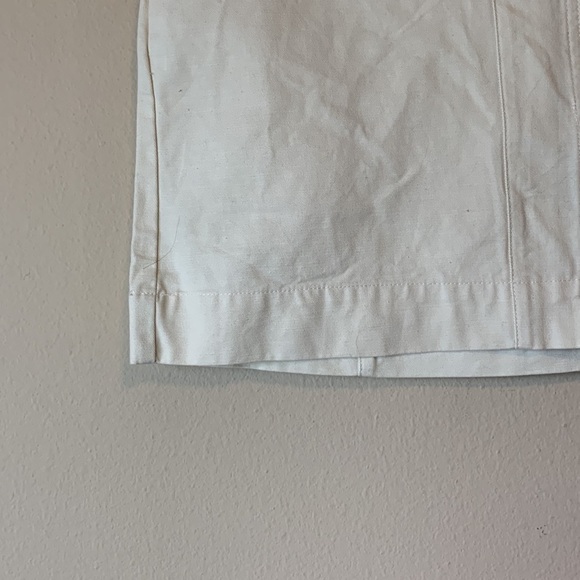Altar’d State Womens Cream Button Front Cotton Mini Skirt Size Large Boho NWT - Picture 8 of 14